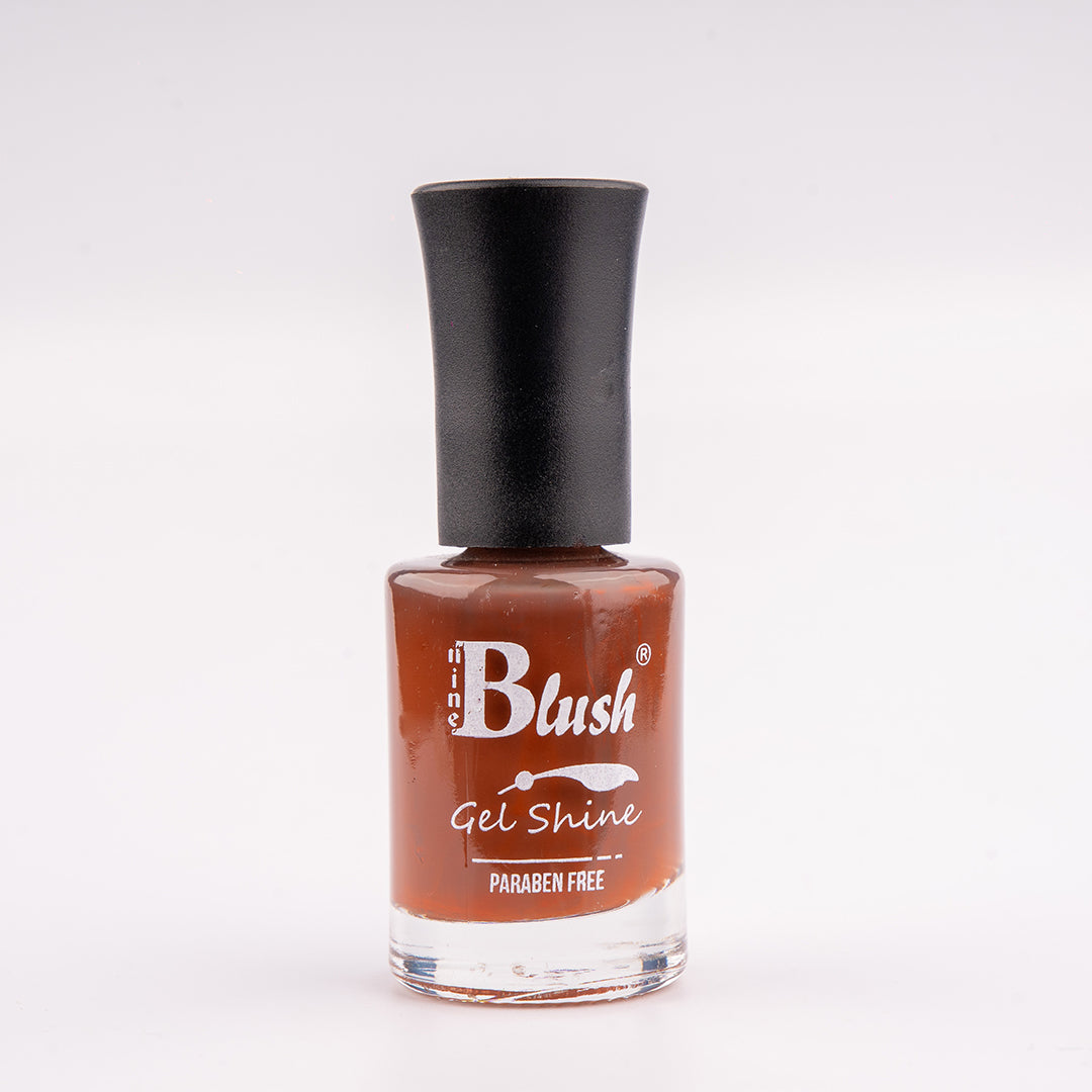 Nine Blush Shine Gel Nail Paint – Vibrant Colors, Mirror Shine