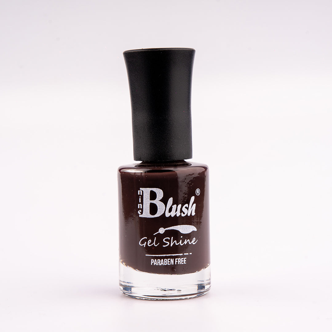 Nine Blush Shine Gel Nail Paint – Vibrant Colors, Mirror Shine