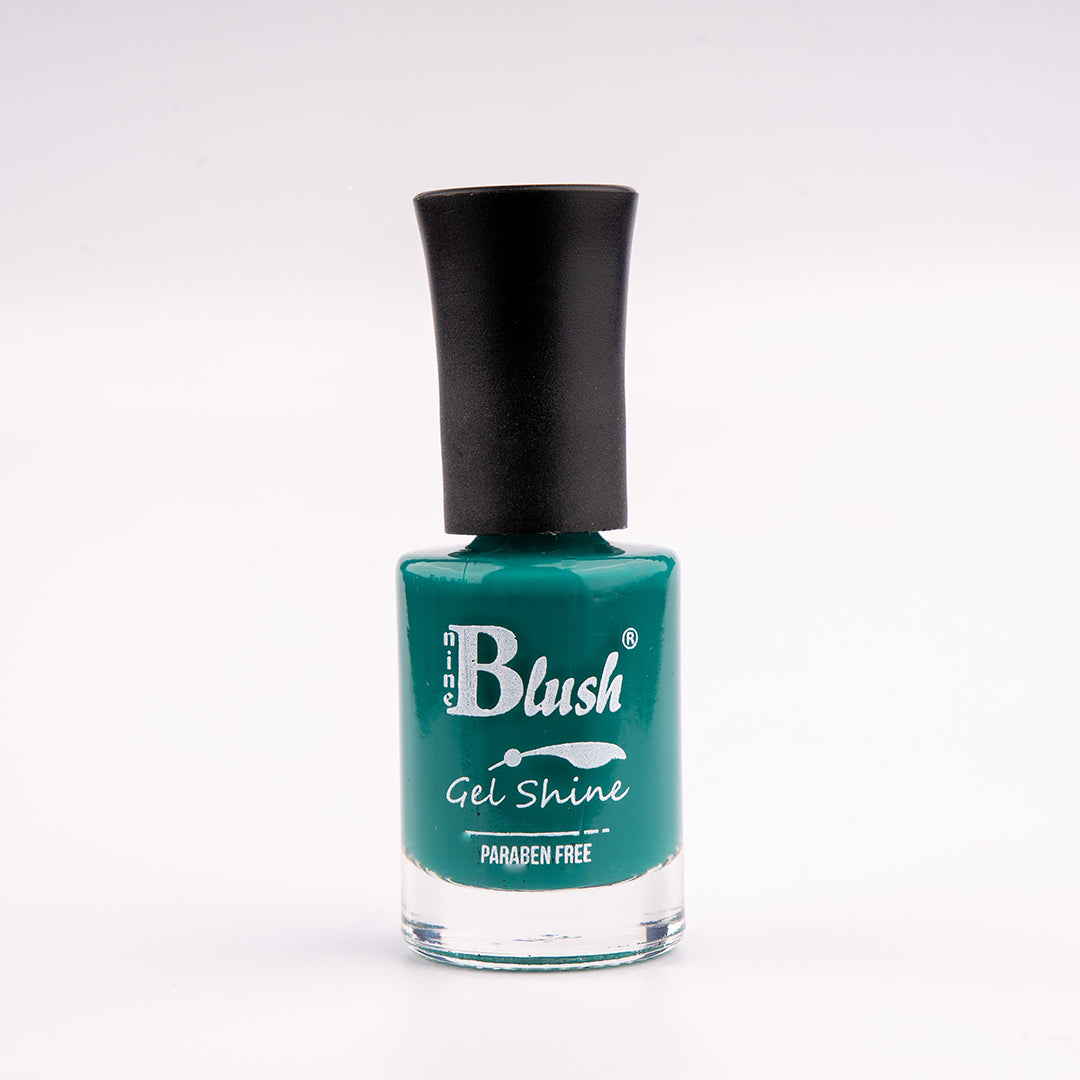 Nine Blush Shine Gel Nail Paint – Vibrant Colors, Mirror Shine