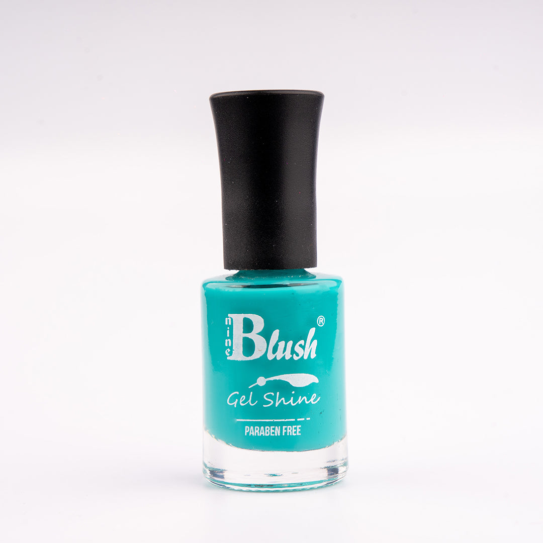 Nine Blush Shine Gel Nail Paint – Vibrant Colors, Mirror Shine
