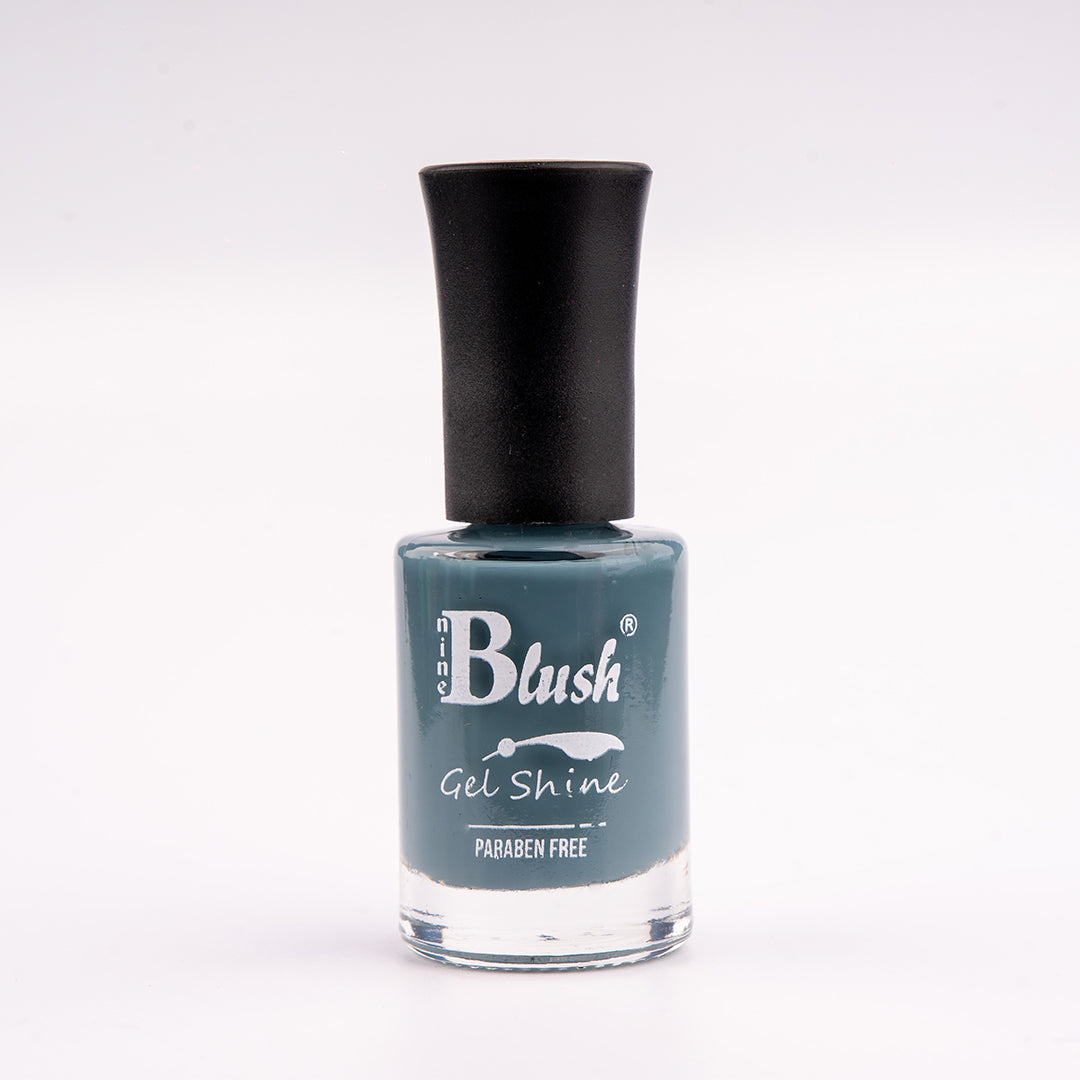 Nine Blush Shine Gel Nail Paint – Vibrant Colors, Mirror Shine