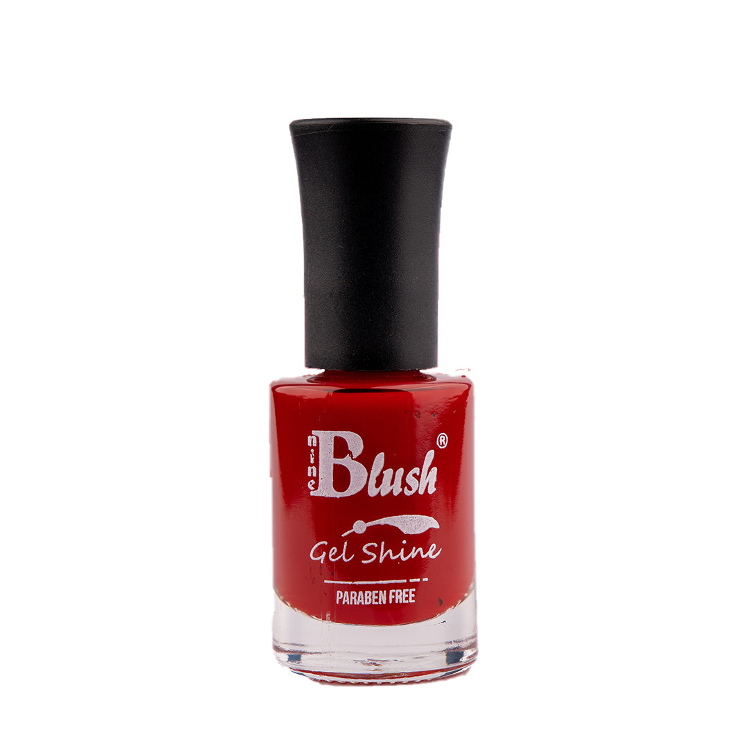 Nine Blush Shine Gel Nail Paint – Vibrant Colors, Mirror Shine