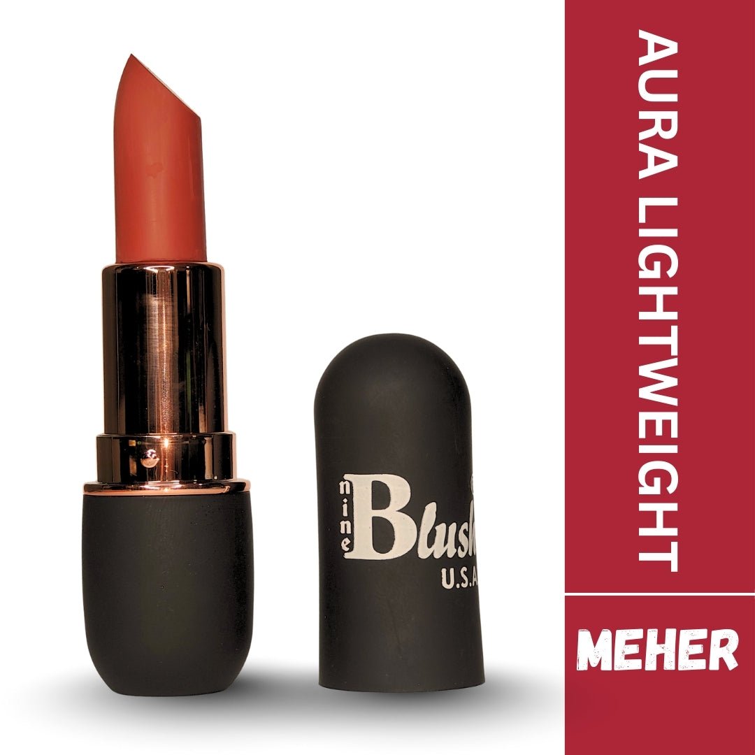 AURA LIGHTWEIGHT MATTE LIPSTICK - Nine Blush