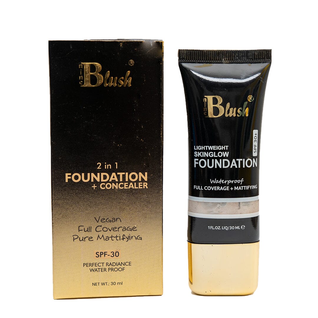 Nine Blush Blushing Radiance Foundation Tube ,30ml - Nine Blush