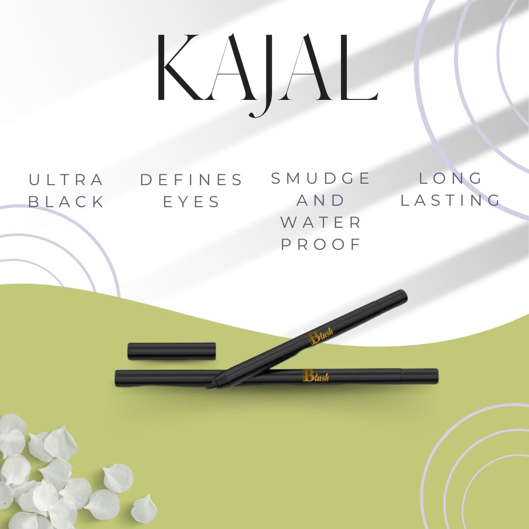 Nine Blush Glamour Kajal ,3.5gm - Nine Blush