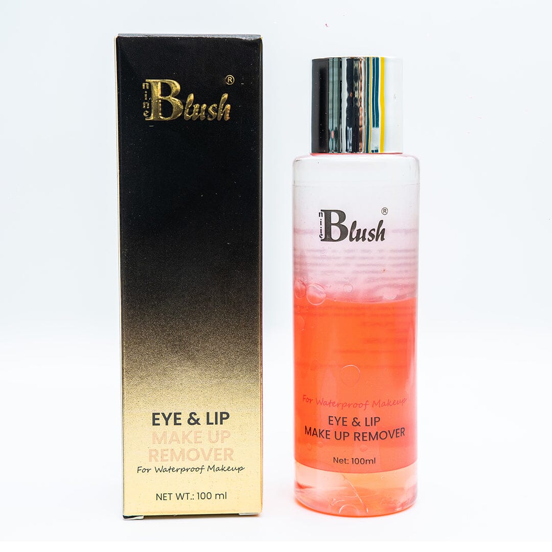 Nine Blush Instant Eye & Lip Makeup Remover ,100ml - Nine Blush