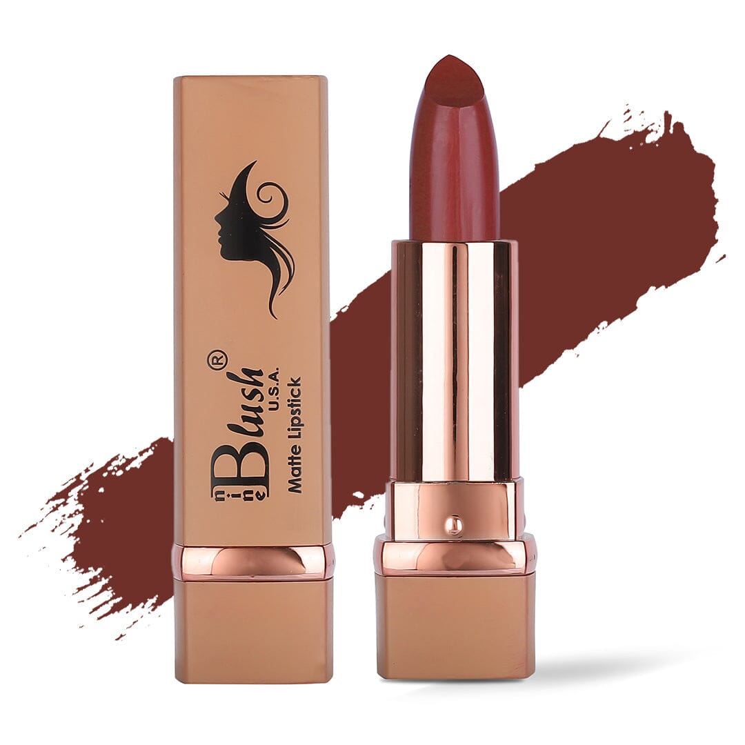 Nine Blush Matte Lipstick Black Cherry - Nine Blush