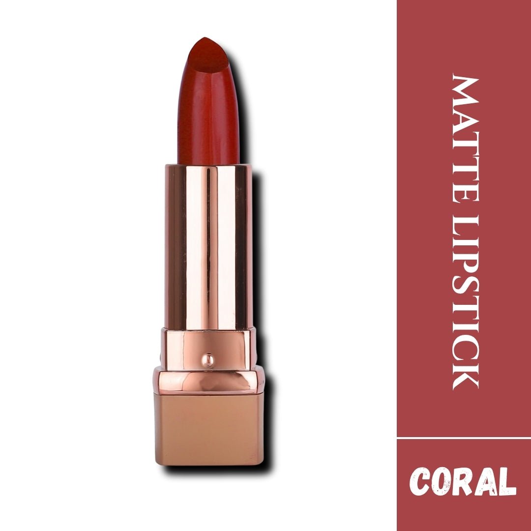 Nine Blush Matte Lipstick Coral - Nine Blush
