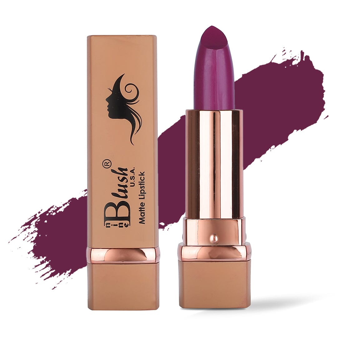 Nine Blush Matte Lipstick Perfect Plum beauty & health Nine Blush