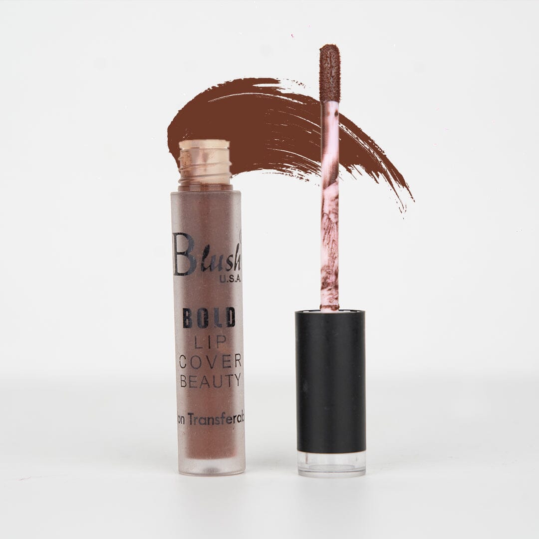 Nine Blush Radiant Glow Liquid Lipstick - 12H Stay, Non - Transfer Formula - Nine Blush