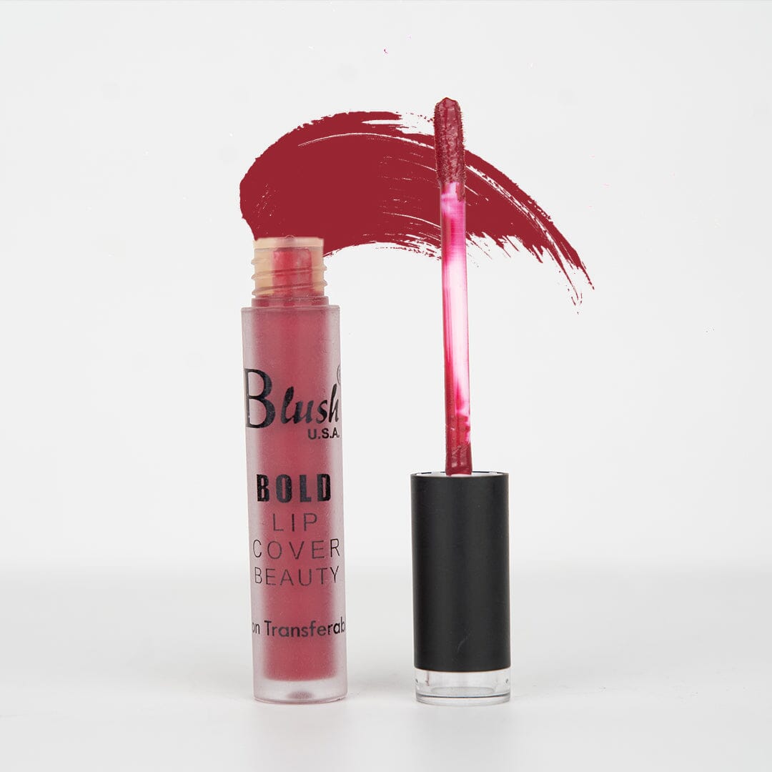 Nine Blush Radiant Glow Liquid Lipstick - 12H Stay, Non - Transfer Formula - Nine Blush