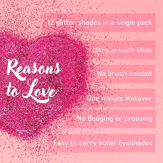 Nine Blush Romance 12 - in - 1 Eyeshadow Palette | Rich Pigment • Smooth Blend • Long - Lasting Glam - Nine Blush