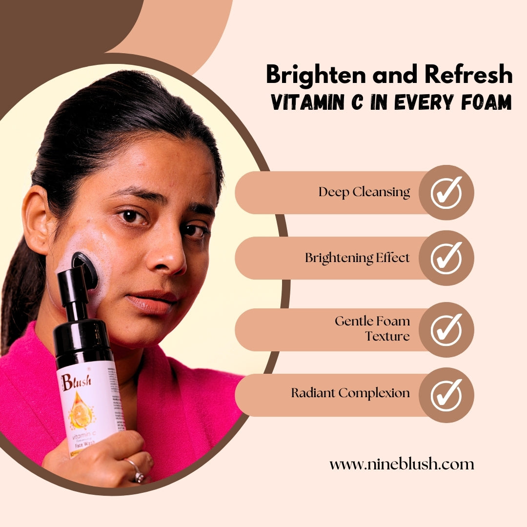 Vitamin C Foaming Face Wash β Gentle, Refreshing & Skin Brightening