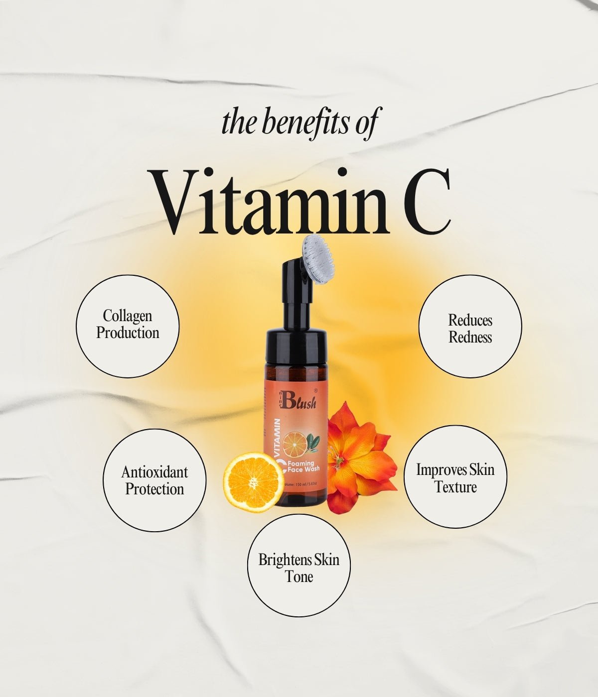 3 - Step Glow Routine – Vitamin C Face Wash, Gold Scrub & Face Mask - Nine Blush