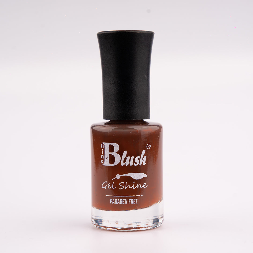 Nine Blush Shine Gel Nail Paint – Vibrant Colors, Mirror Shine