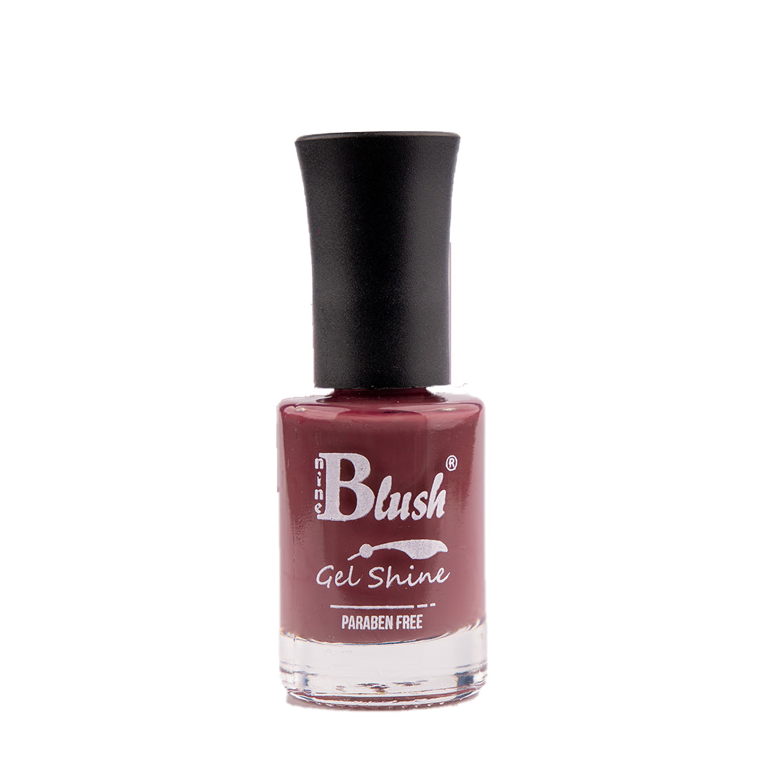 Nine Blush Shine Gel Nail Paint – Vibrant Colors, Mirror Shine