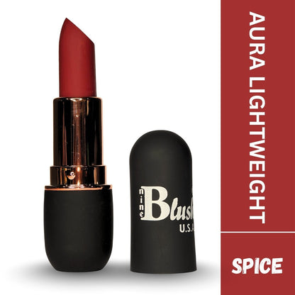 AURA LIGHTWEIGHT MATTE LIPSTICK - Nine Blush