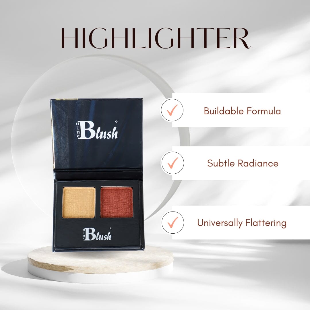 Nine Blush 9 to 5 Powerplay Radiant Highlighter ,4gm - Nine Blush