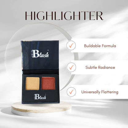 Nine Blush 9 to 5 Powerplay Radiant Highlighter ,4gm - Nine Blush