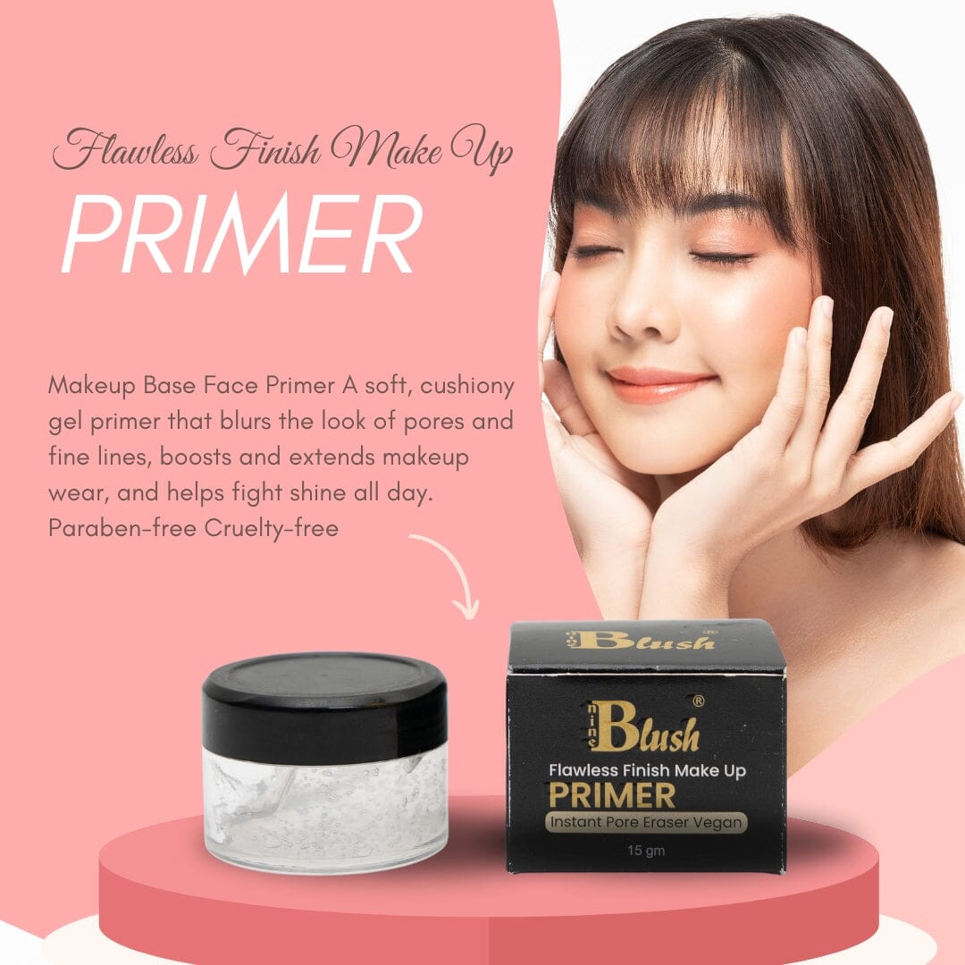 Nine Blush Flawless Finish Makeup PRIMER ,15ml - Nine Blush