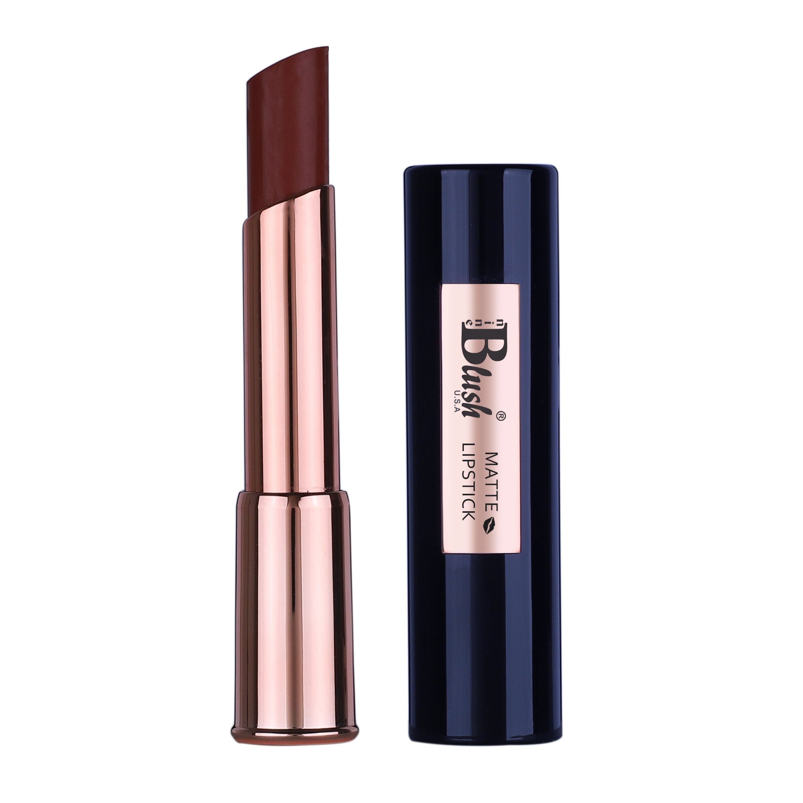 Nine Blush Light Weight Non-Transfer Lipstick beauty & health Nine Blush Brownie Babe 