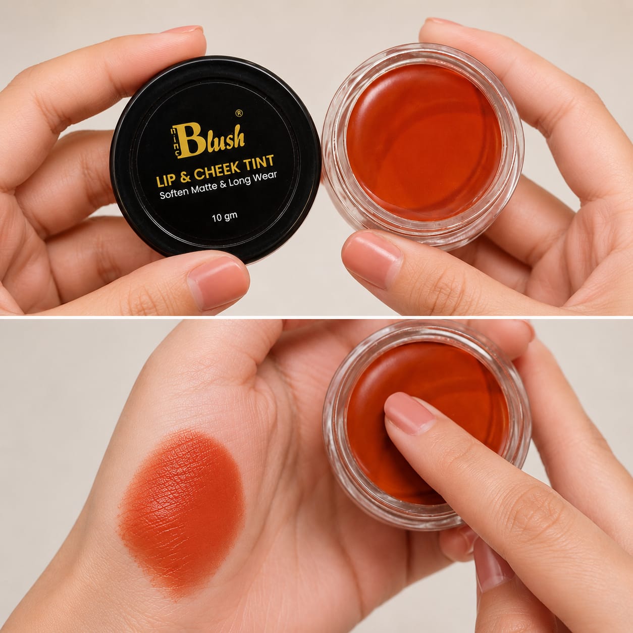 Nine Blush Lip and Cheek Tint - Nine Blush