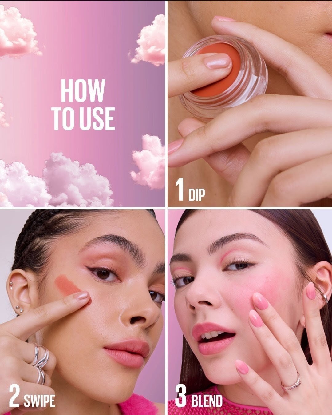 Nine Blush Lip and Cheek Tint - Nine Blush