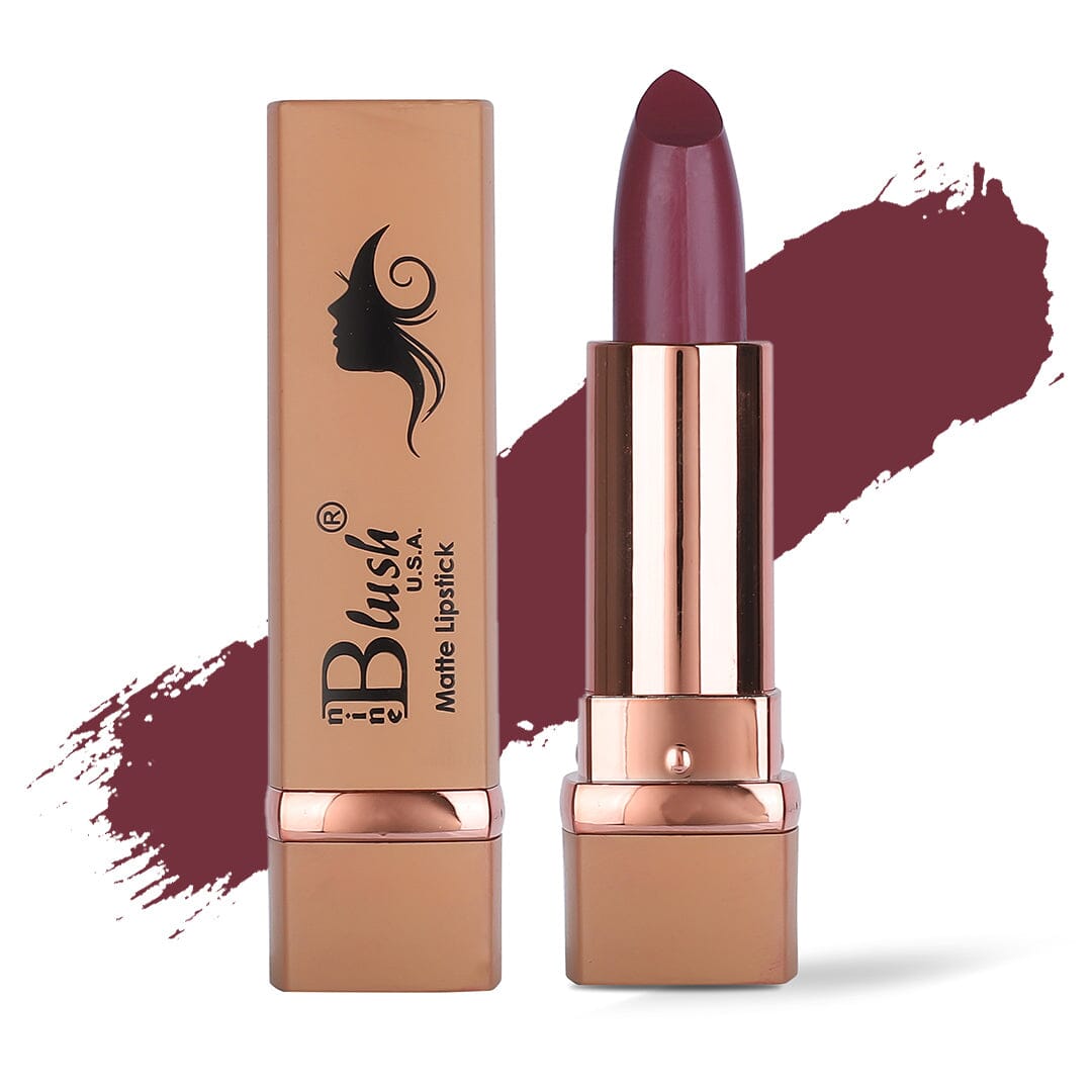 Nine Blush Matte Lipstick Berry Empowered - Nine Blush
