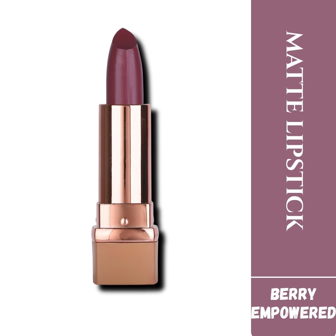 Nine Blush Matte Lipstick Berry Empowered - Nine Blush