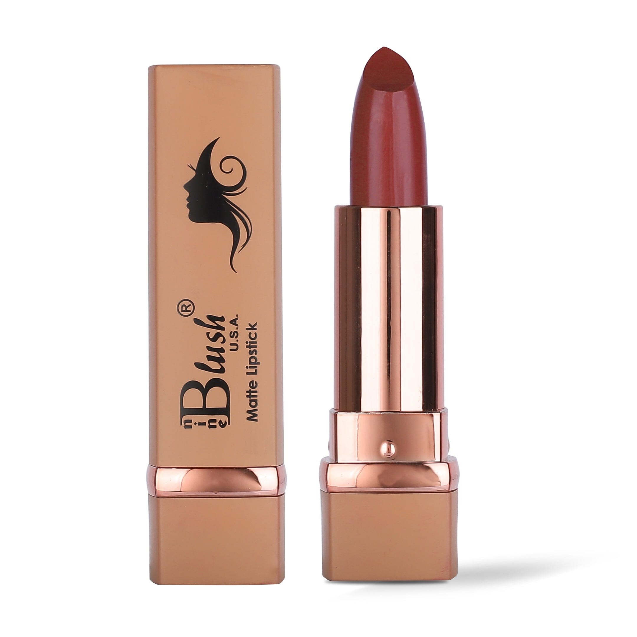 Nine Blush Matte Lipstick Black Cherry - Nine Blush