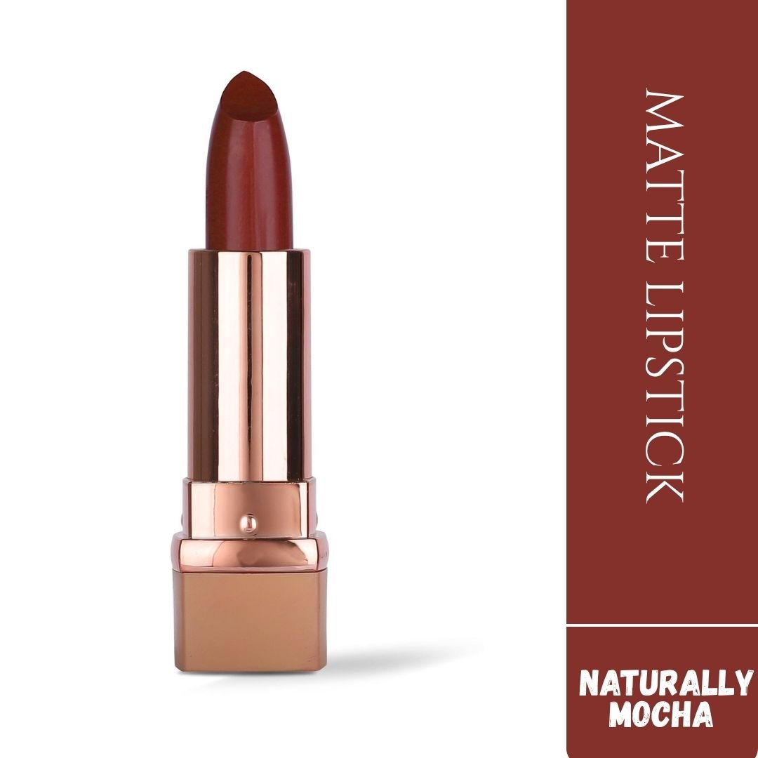 Nine Blush Matte Lipstick Naturally Mocha - Nine Blush