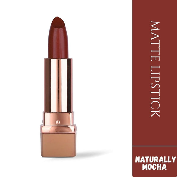 Nine Blush Matte Lipstick – Naturally Mocha | Perfect for Every Skin Tone with Matte Finish