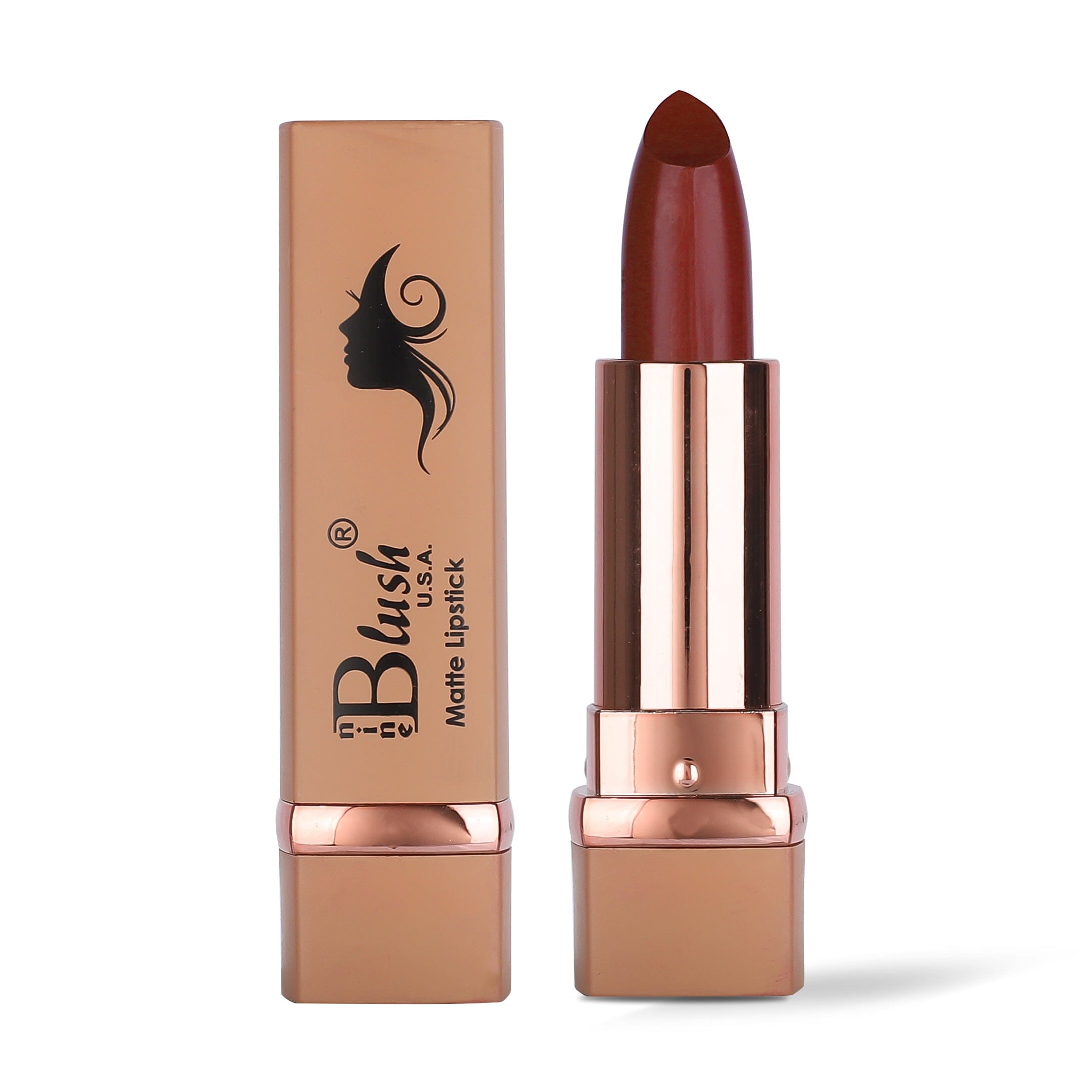 Nine Blush Matte Lipstick Naturally Mocha - Nine Blush