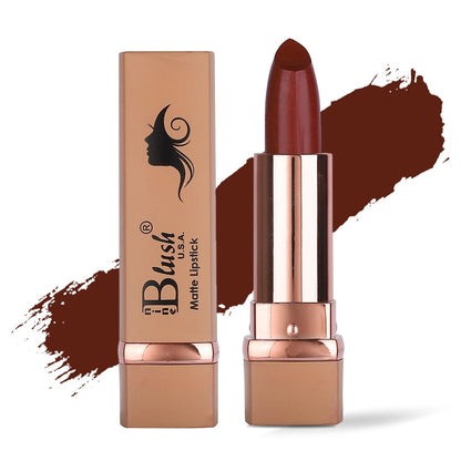 Nine Blush Matte Lipstick Naturally Mocha - Nine Blush