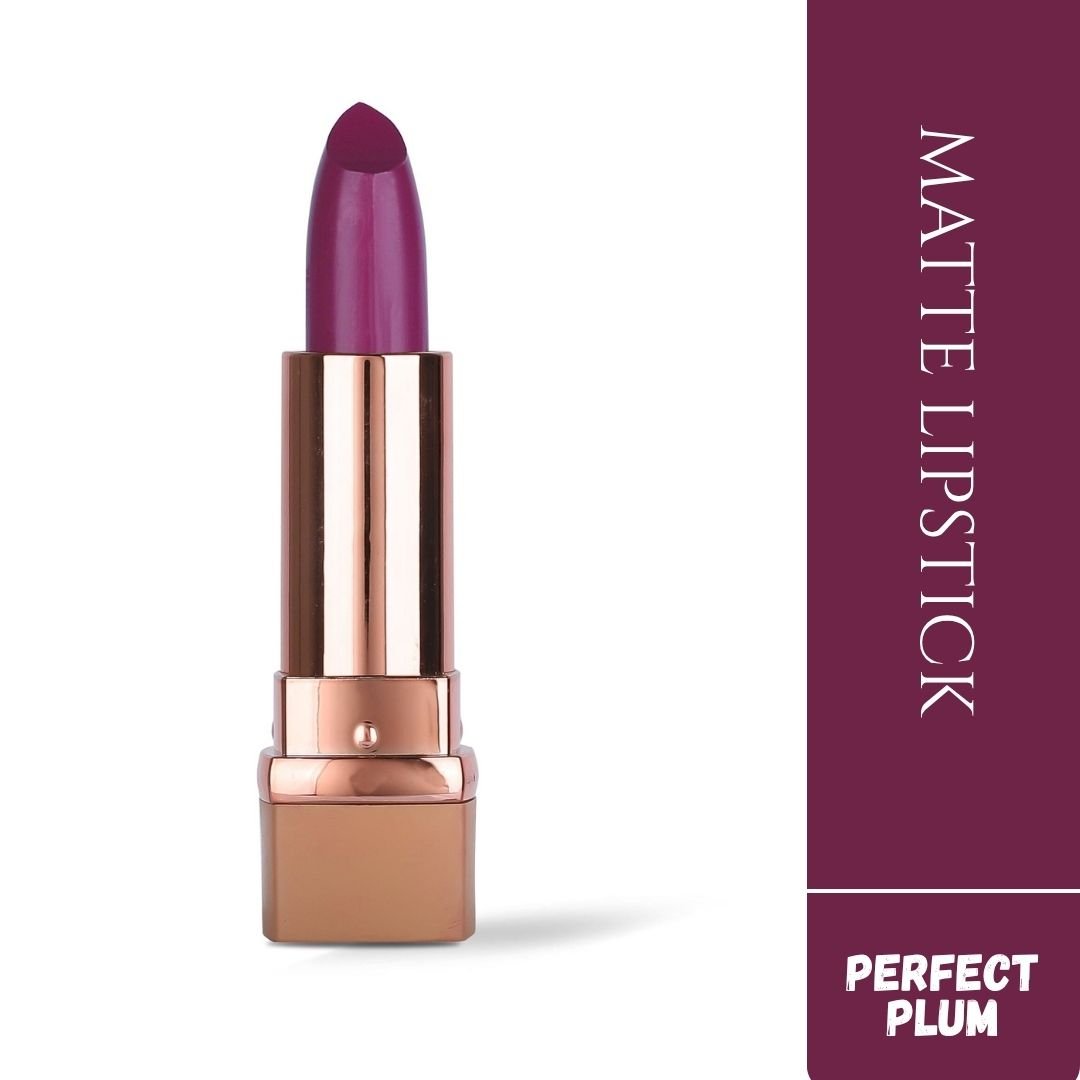 Nine Blush Matte Lipstick Perfect Plum - Nine Blush