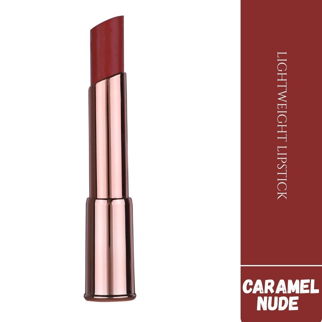 Nine Blush Natural Shine Lipstick – Oil - Infused for Deep Nourishment ,4.5gm - Nine Blush