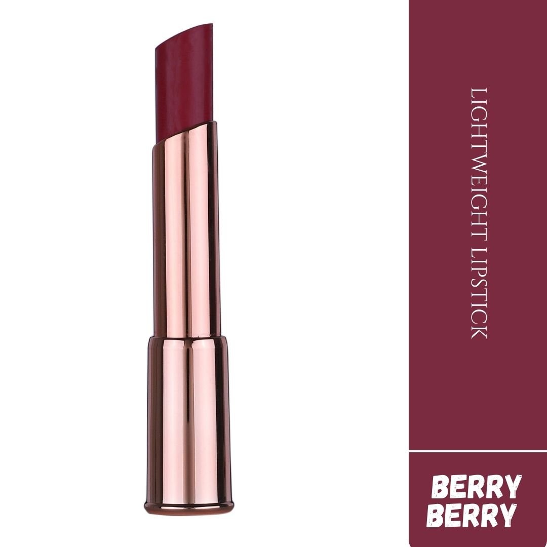Nine Blush Natural Shine Lipstick – Oil - Infused for Deep Nourishment ,4.5gm - Nine Blush