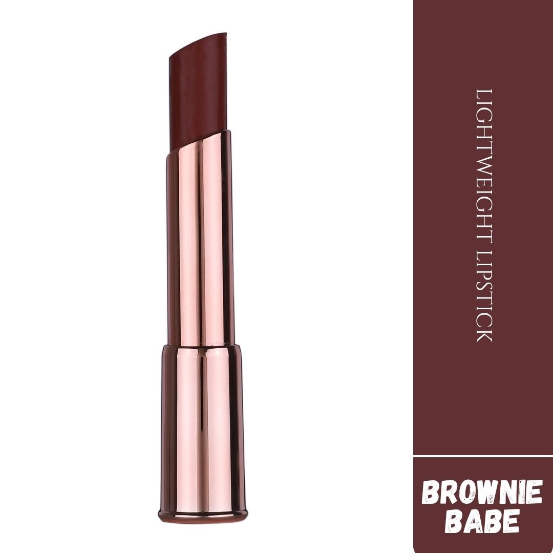 Nine Blush Natural Shine Lipstick – Oil - Infused for Deep Nourishment ,4.5gm - Nine Blush