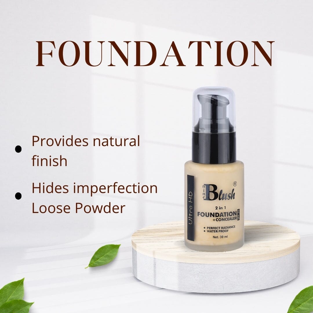 Nine Blush Perfect Match 2 - in - 1 Foundation - Nine Blush