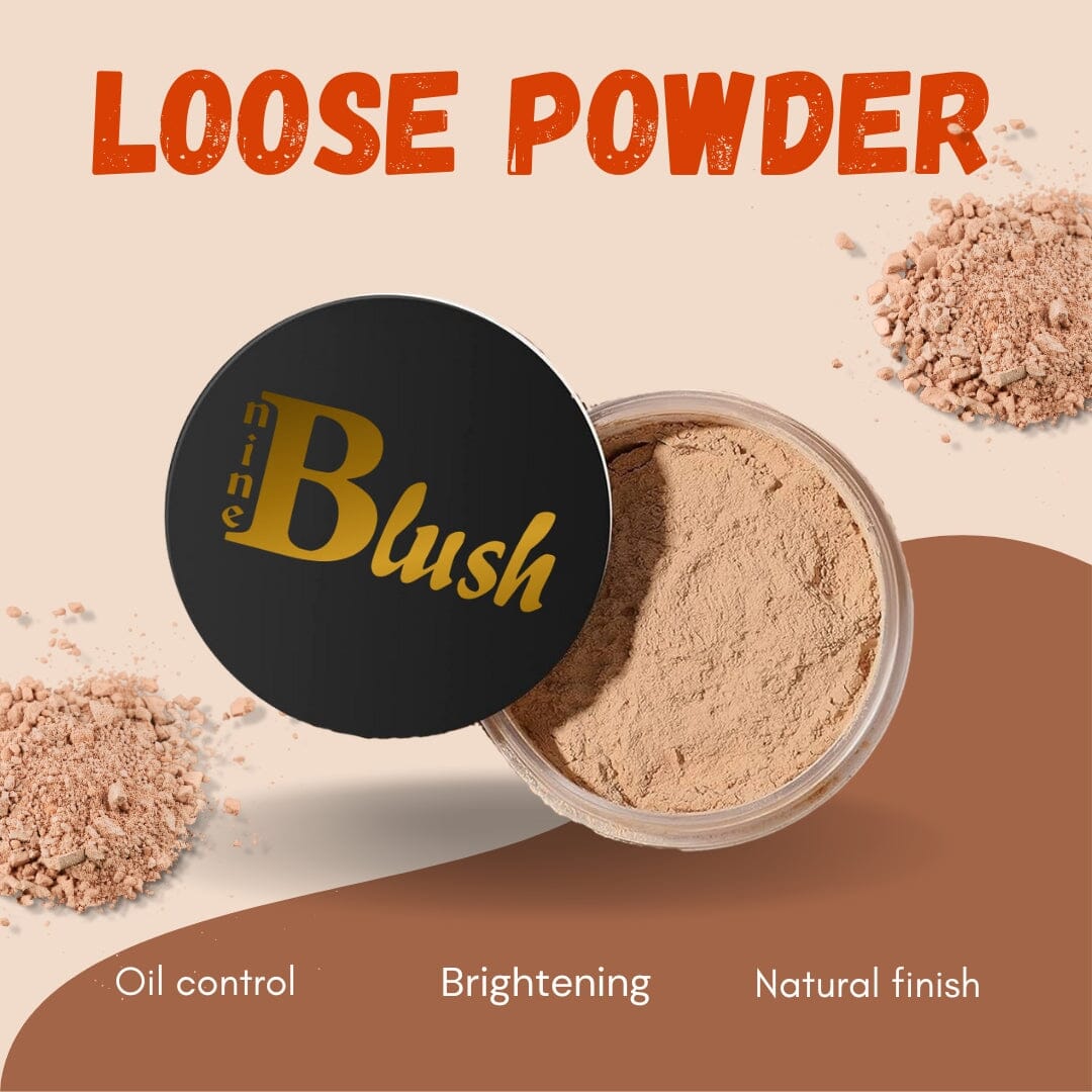 Nine Blush Petal Flush Loose Powder - Nine Blush