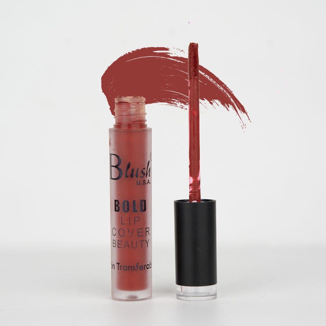 Nine Blush Radiant Glow Liquid Lipstick - 12H Stay, Non - Transfer Formula - Nine Blush