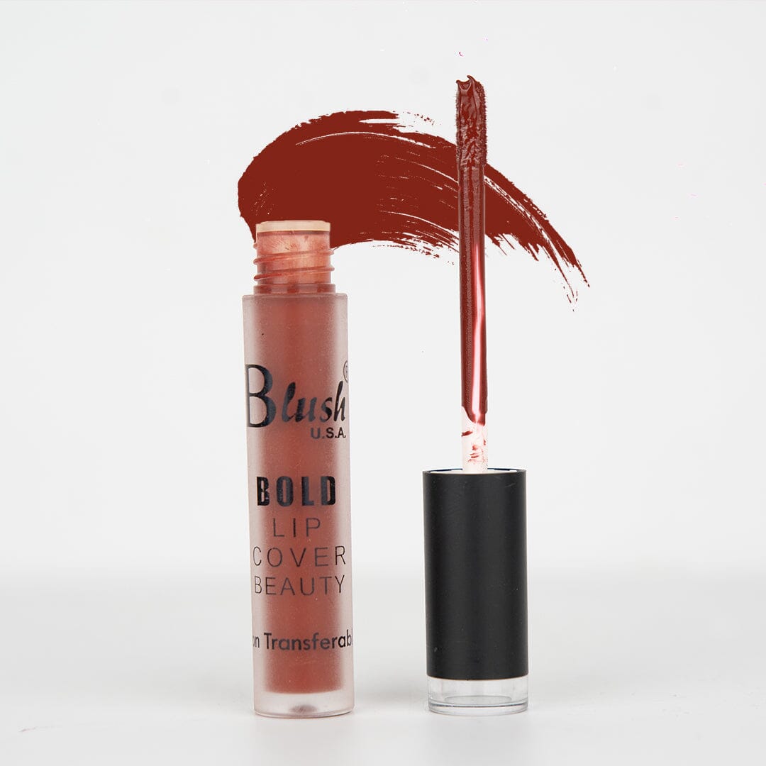 Nine Blush Radiant Glow Liquid Lipstick - 12H Stay, Non - Transfer Formula - Nine Blush