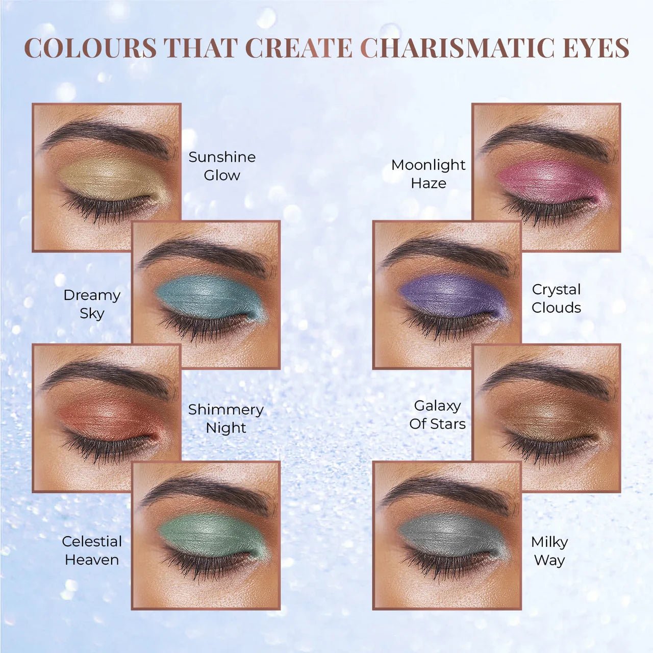 Nine Blush Romance 12 - in - 1 Eyeshadow Palette | Rich Pigment • Smooth Blend • Long - Lasting Glam - Nine Blush