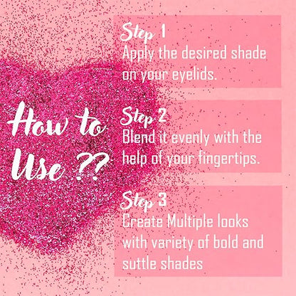Nine Blush Romance 12 - in - 1 Eyeshadow Palette | Rich Pigment • Smooth Blend • Long - Lasting Glam - Nine Blush