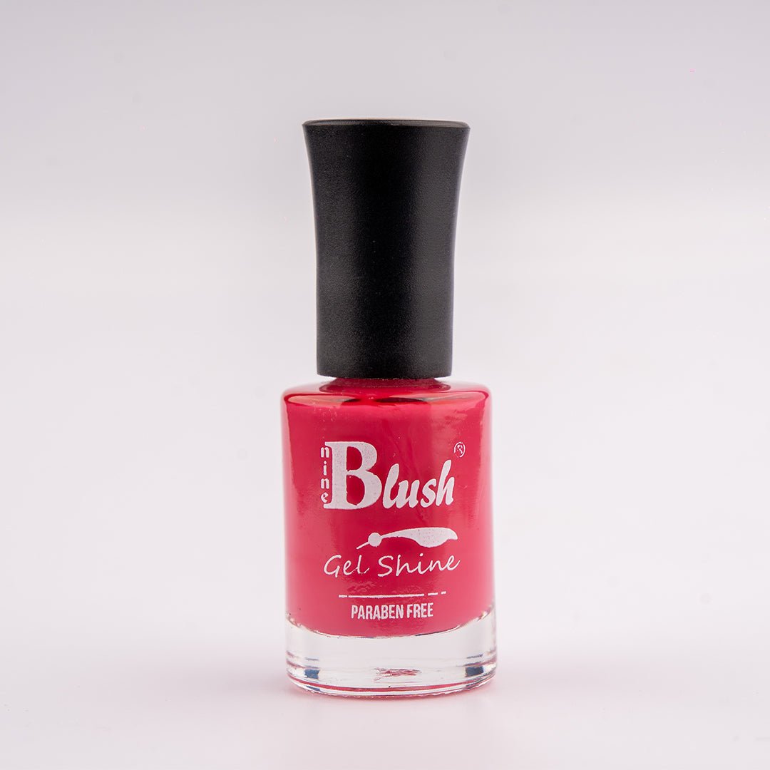 Nine Blush Shine Gel Nail Paint – Vibrant Colors, Mirror Shine - Nine Blush