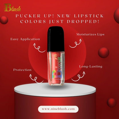 NINE BLUSH Stay Forever Matte Liquid Lipsticks Combo of 10, 1ml each - Nine Blush