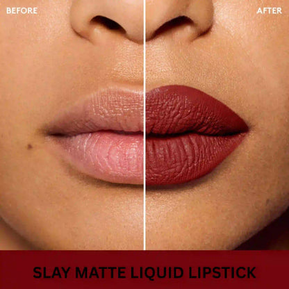 NINE BLUSH Stay Forever Matte Liquid Lipsticks Combo of 10, 1ml each - Nine Blush