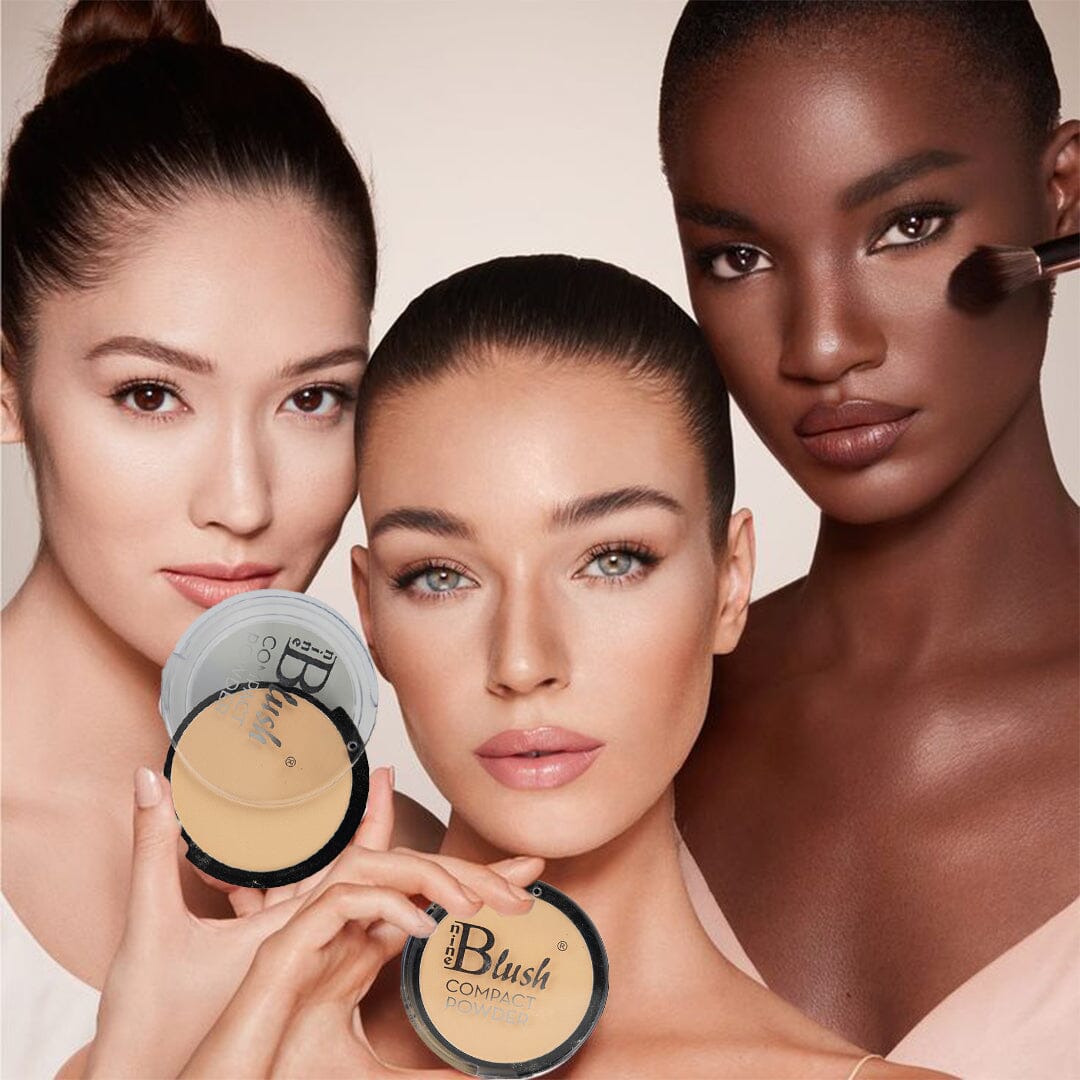 Nine Blush Velvet Touch Compact Powder - Nine Blush