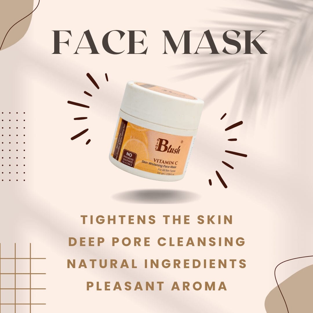 Nine Blush Vitamin C Illuminate Mask – For Bright, Radiant Skin - Nine Blush