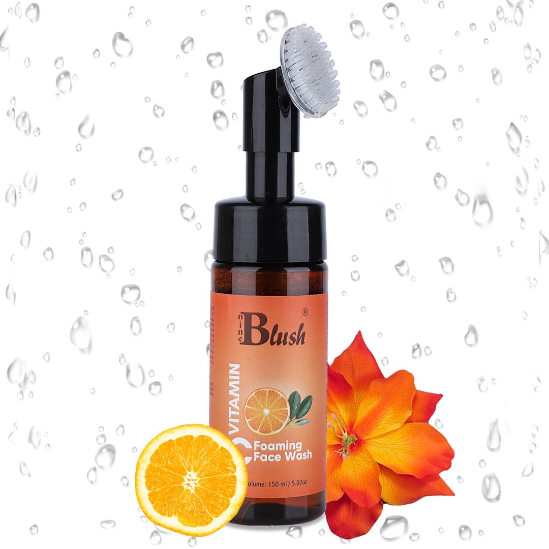 Vitamin C Foaming Face Wash – Gentle, Refreshing & Skin Brightening - Nine Blush